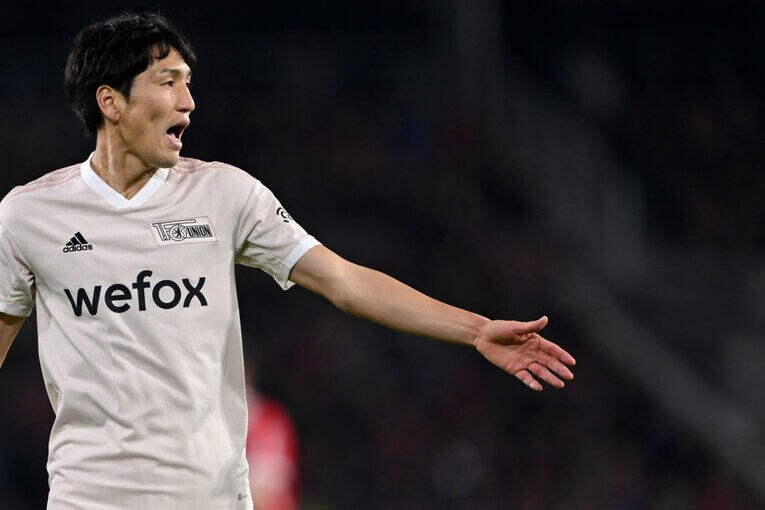 フライブルク戦の原口　©Getty Images