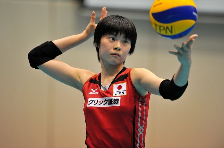 日本代表に初選出された当時15歳の宮下遥（2010年） ／ photograph by Jun Tsukida/AFLO SPORT