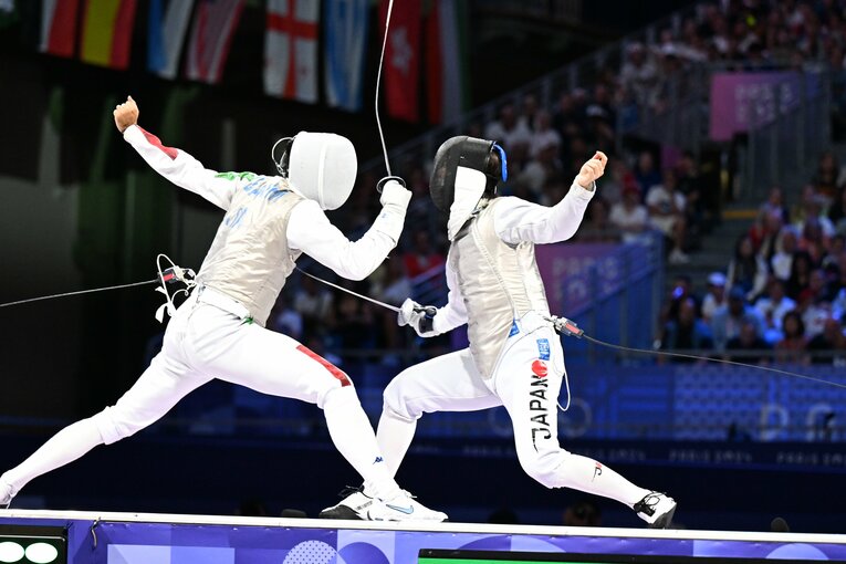 男子フルーレ団体決勝戦　©Naoya Sanuki/JMPA