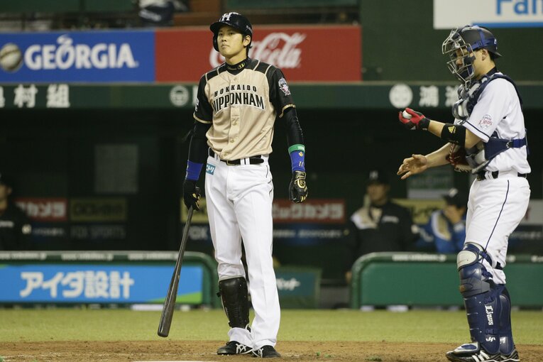 2013年3月29日、大谷翔平のプロデビュー戦（vs西武）©︎Shigeki Yamamoto
