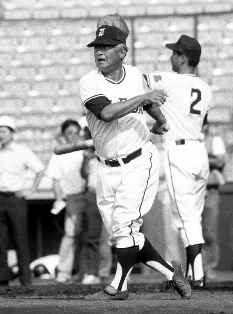 池田高校を率いた蔦文也監督　©Sankei Shimbun