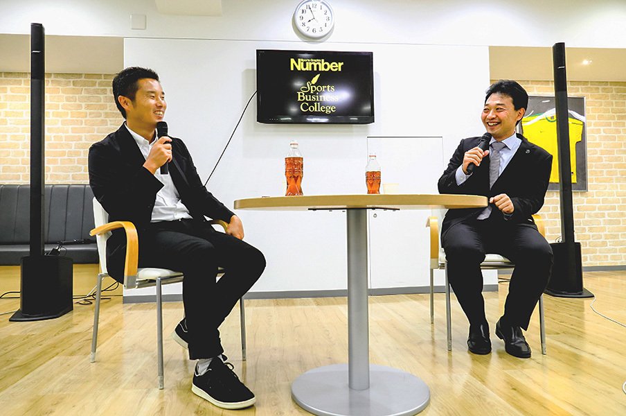 「スクール・ウォーズ」以降の接点を。岩渕理事が語ったW杯以後のラグビー。<Number Web> photograph by Kiichi Matsumoto