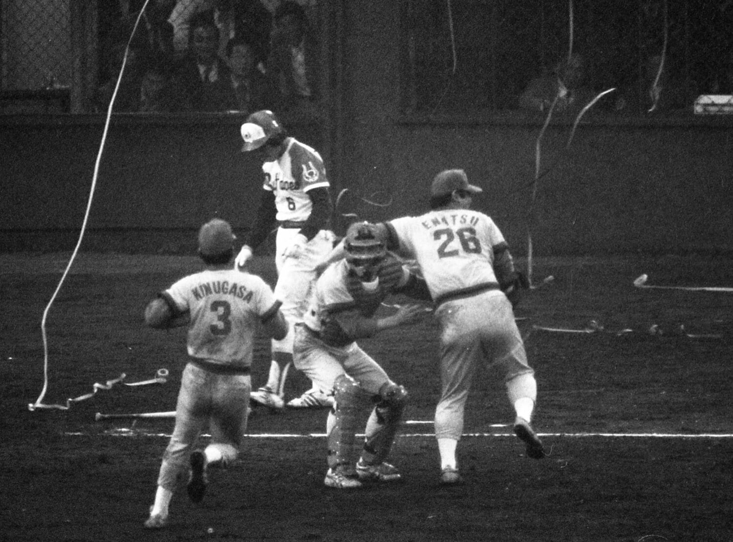 日本シリーズ優勝の瞬間　©JIJI PRESS