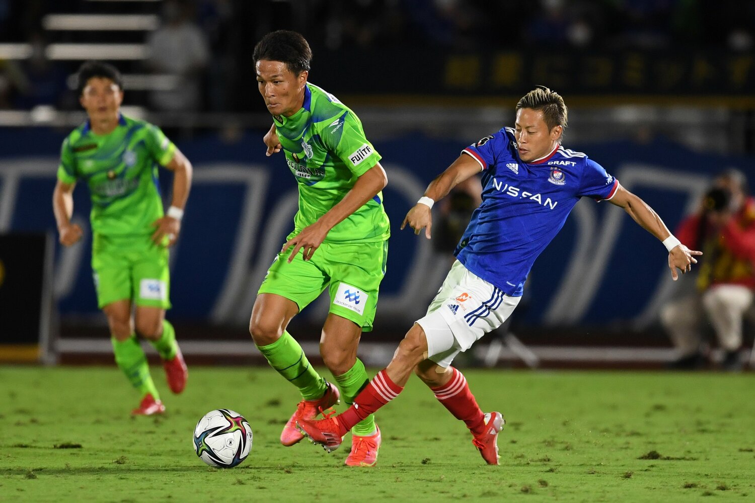 昨年8月、杉岡大暉は鹿島から期限付き移籍で湘南に復帰した　©Masashi Hara/Getty Images