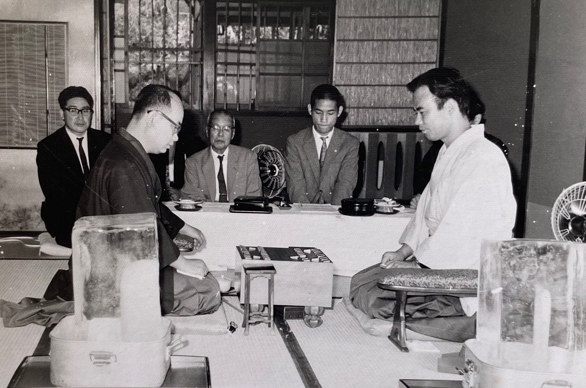 第3局の対局光景（左は大山、右は山田）　©Noboru Tamaru