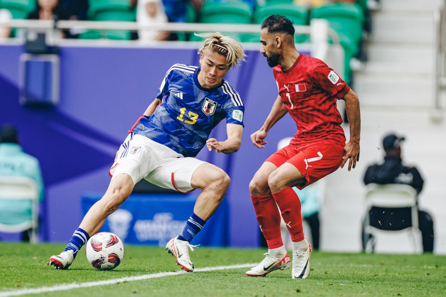 アジア杯での中村　©Kiichi Matsumoto