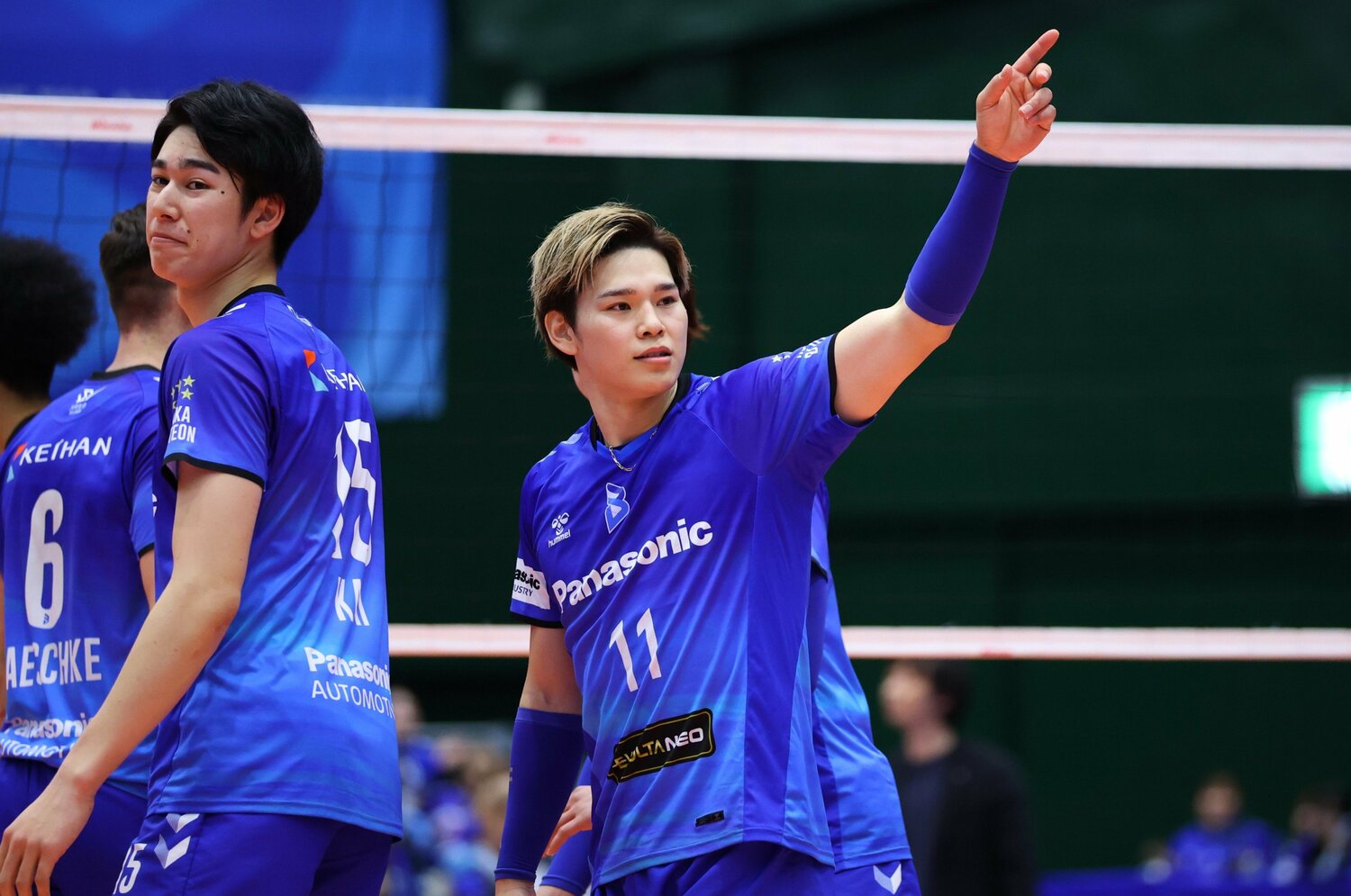 大阪ブルテオン西田有志（25歳）　©︎SV.LEAGUE