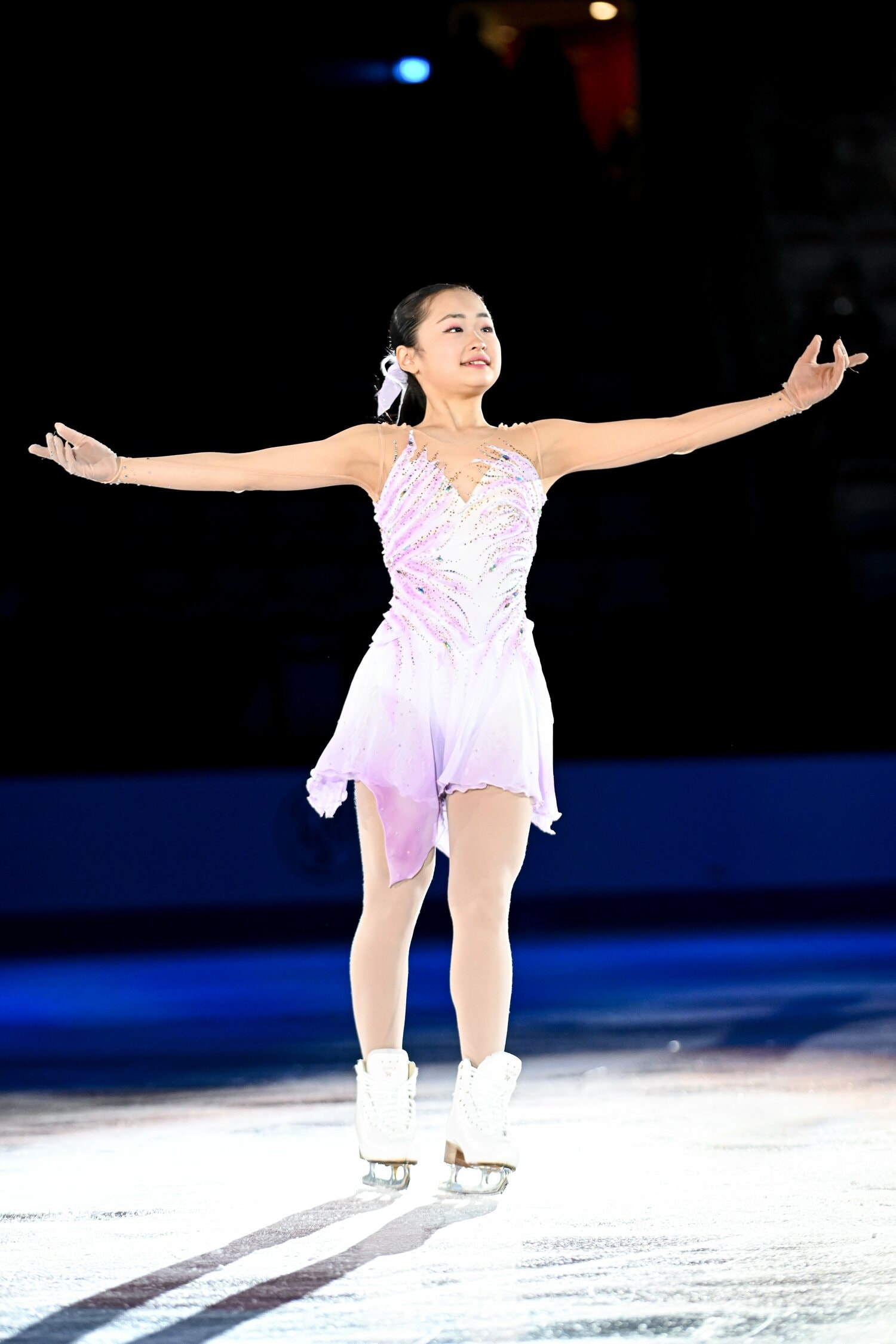 世界ジュニア選手権では日本史上最年少となる14歳4カ月で優勝した島田麻央。ジュニアクラスの大会は昨季全勝だった　©︎AFLO