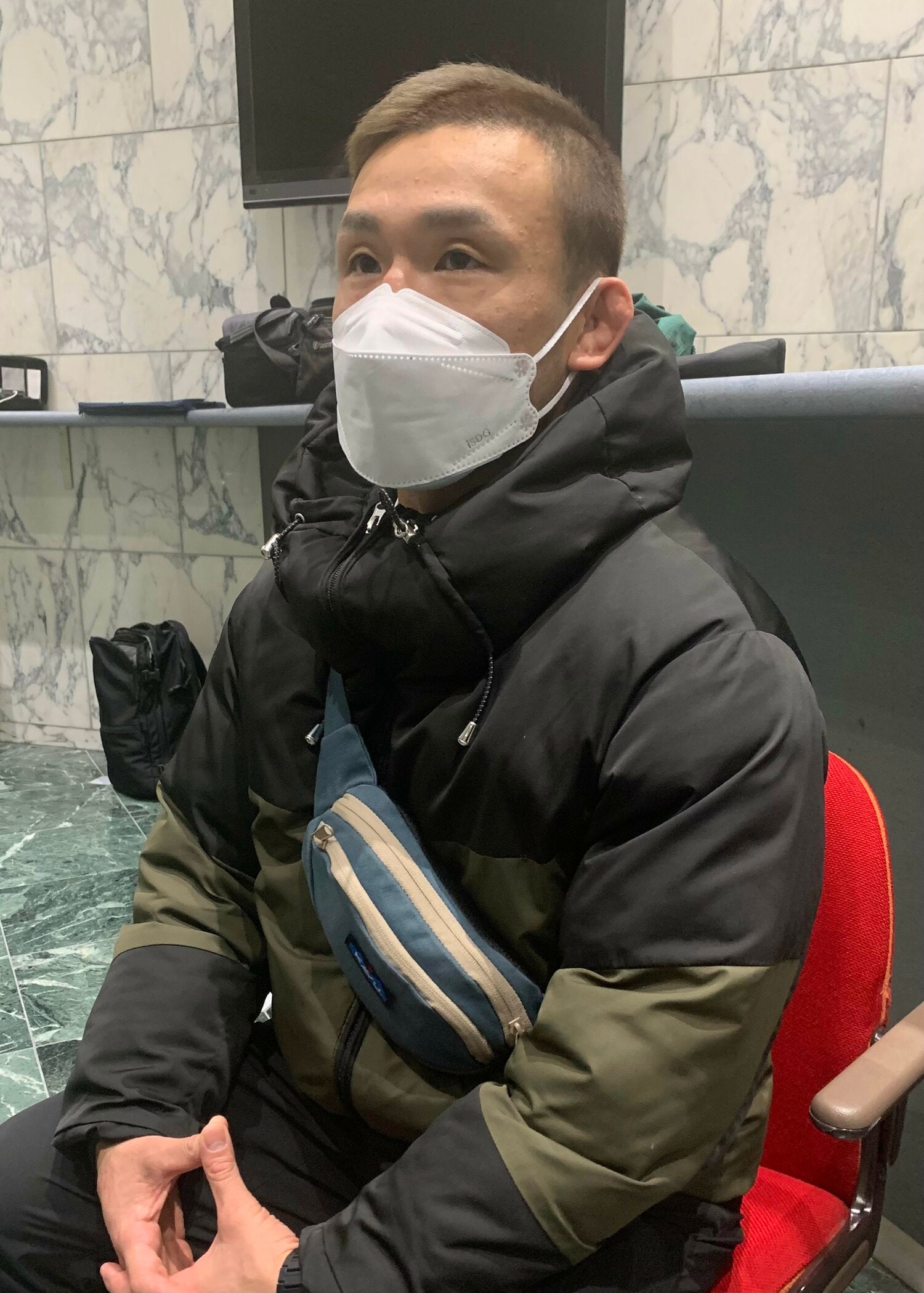 会場を出るところにコメント取材を申し込むと、扇久保は快く応えてくれた ©Norihiro Hashimoto