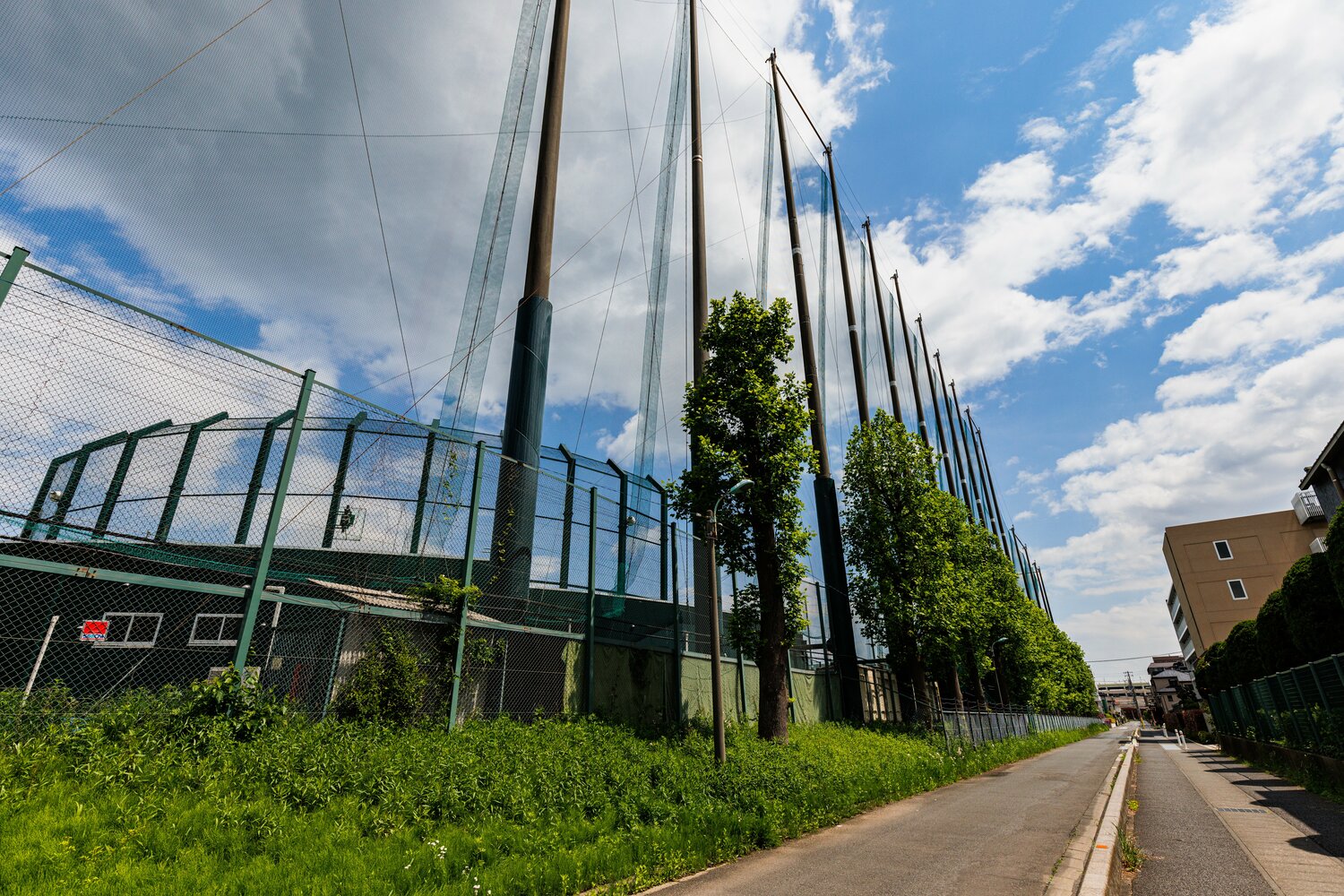 このロッテ浦和球場こそ、東北新幹線(上野~大宮間)から見える野球場である