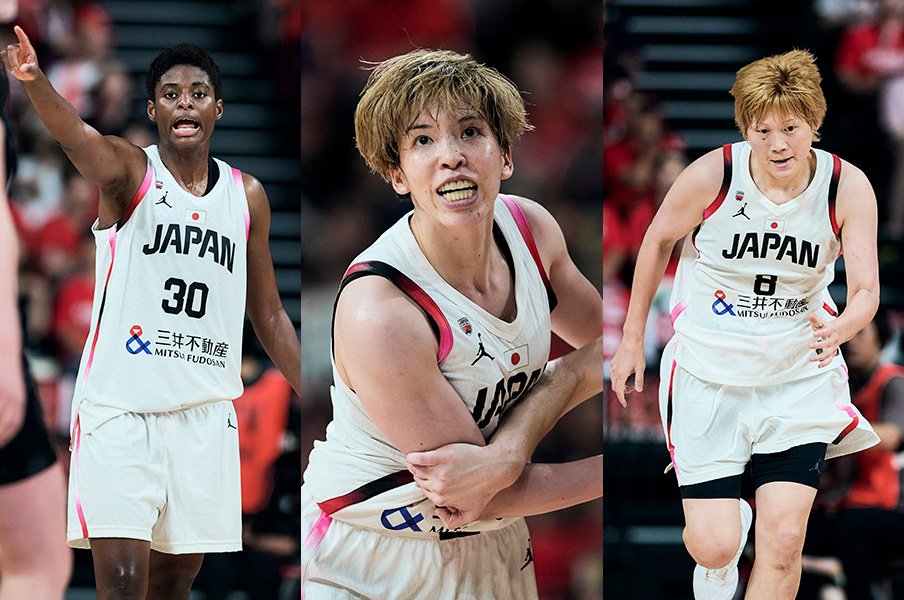 林咲希、髙田真希、馬瓜エブリン。バスケットボール女子日本代表はいかなる相手にも怯まず世界の頂点を目指す＜Number Web＞ photograph by Yuki Suenaga