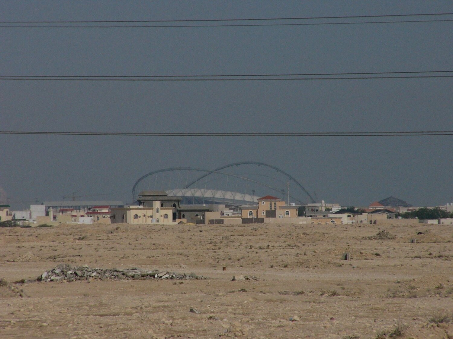 2005年のハリファ国際スタジアム周辺　©Masaki Asada