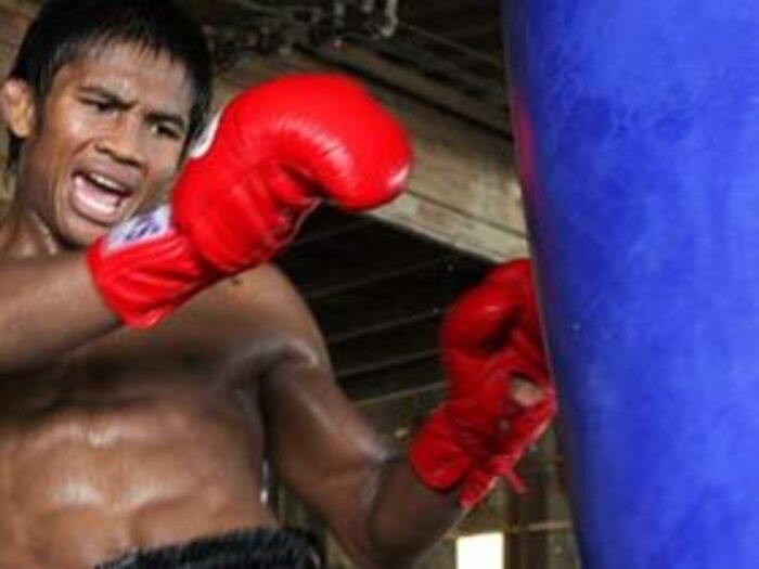 タイのK-1戦士が持つミステリアスな肉体。＜Number Web＞ photograph by Chiyo Yamamoto