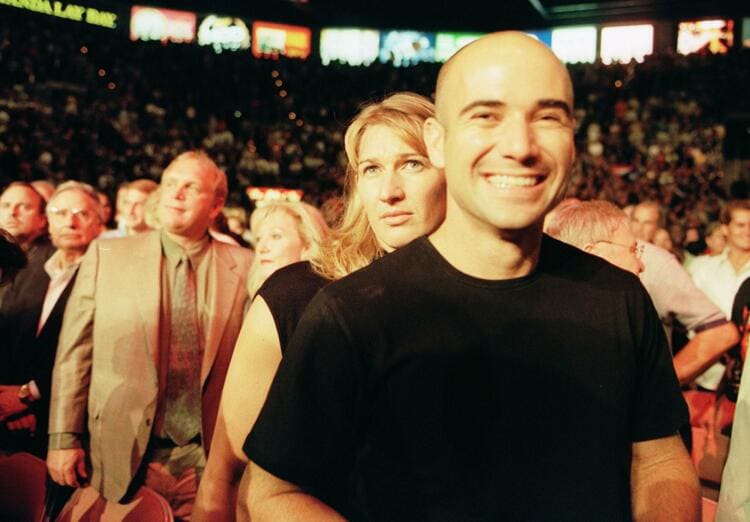 アンドレ・アガシ & シュテフィ・グラフ 直筆サイン入りテニスボール Yahoo!オークション - SALE シュテフィ・グラフ ＆ アンドレ