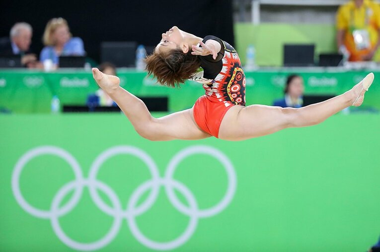 リオ五輪の村上 ／ photograph by JMPA