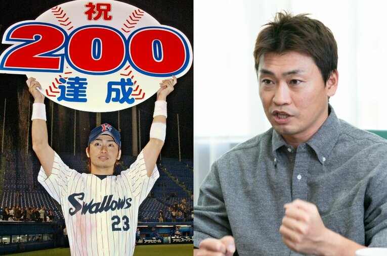 ヤクルト入団2年目でセ・リーグ史上初の200安打を達成した青木宣親。当時の契約交渉の舞台裏を明かした ／ photograph by JIJI PRESS / Miki Fukano
