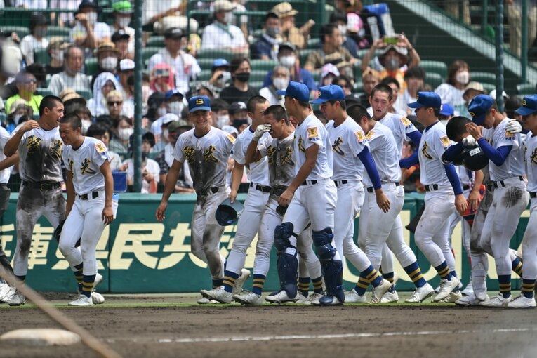 赤堀颯キャプテンのもとでベスト4に進出した昨夏も同じ仙台育英高に敗れた　©︎Hideki Sugiyama