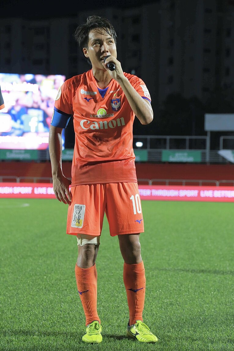 アルビレックス新潟シンガポール時代の仲村　©︎Ayumi Nagami