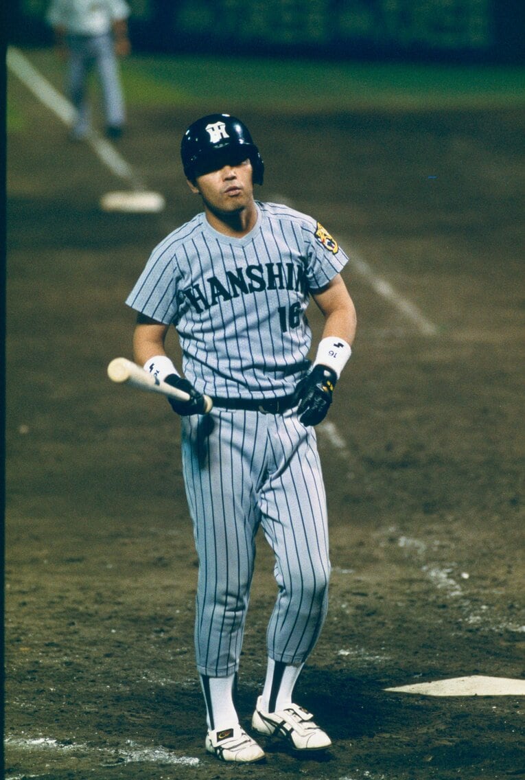 阪神から戦力外を受ける1年前、1992年の岡田彰布　©Kazuaki Nishiyama