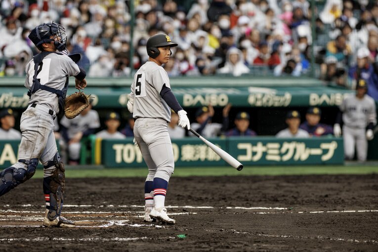 話題を呼んだ清原勝児（慶應／「5番サード」）　©Kichi Matsumoto