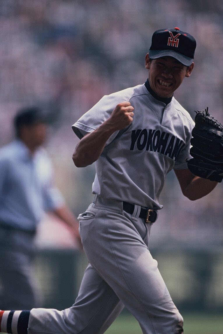 1998年に横浜高校を甲子園春夏連覇に導く　©Hideki Sugiyama