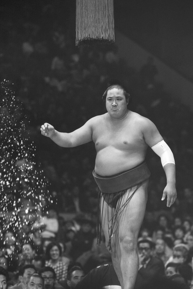 現役時代の北の富士　©BUNGEISHUNJU