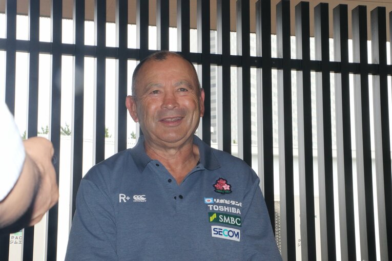 宮崎合宿でのエディーHC　©︎Nobuhiko Otomo