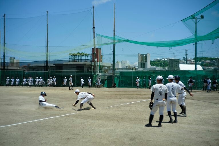 興南高校の練習風景　©︎Atsushi Hashimoto