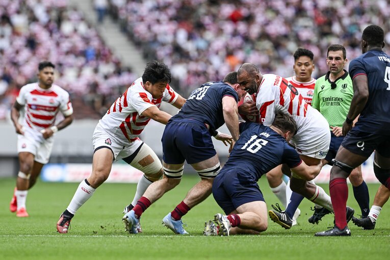 第二次エディー・ジョーンズHC体制の初陣となったイングランド戦　©Asami Enomoto