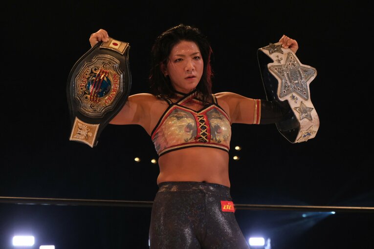 水着グラビアも披露のアイドル路線から急転換…素顔は“オラオラ”、スターダムのベルトも獲得した岩田美香の渇望「総合格闘技かキックにも」(41)