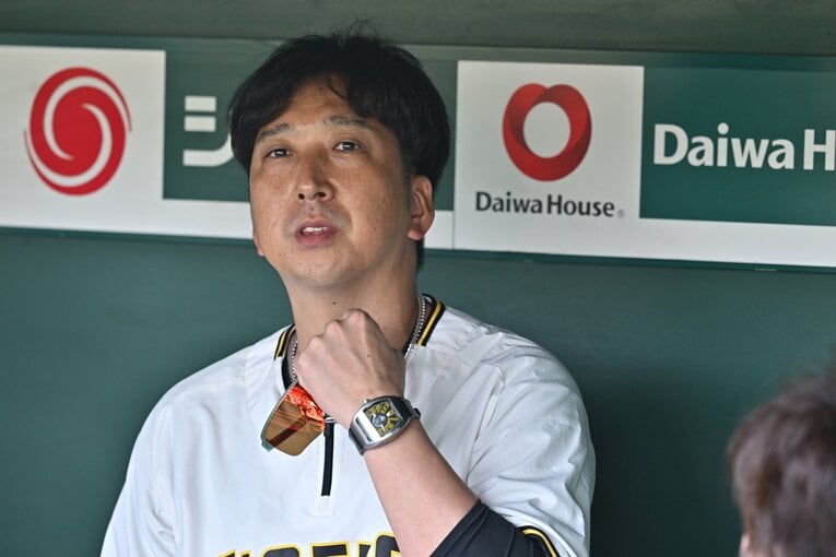 就任1年目でリーグ優勝を果たした藤川球児45歳 ©Hideki Sugiyama