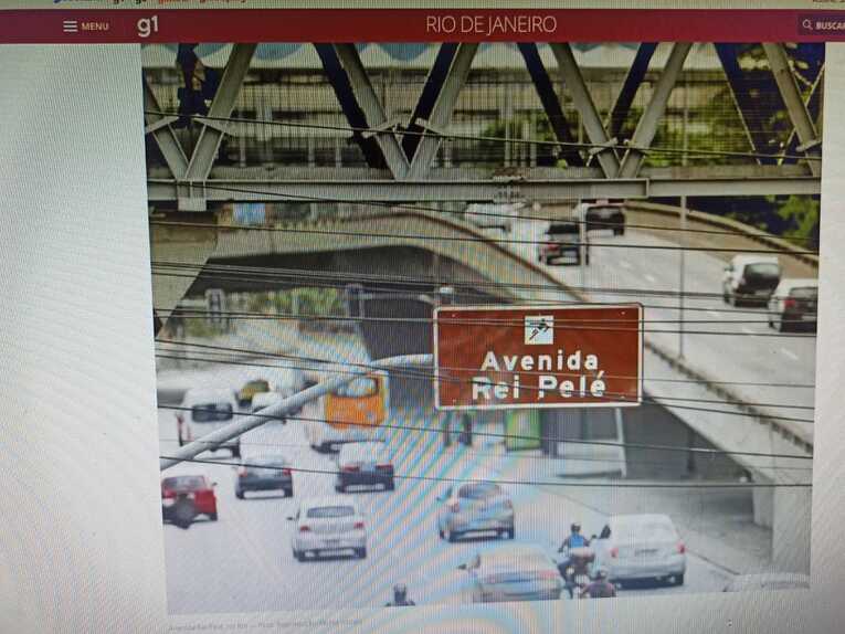 「キング・ペレ大通り」（4日のスポーツ電子版「グローボ・エスポルチ」）©Hiroaki Sawada