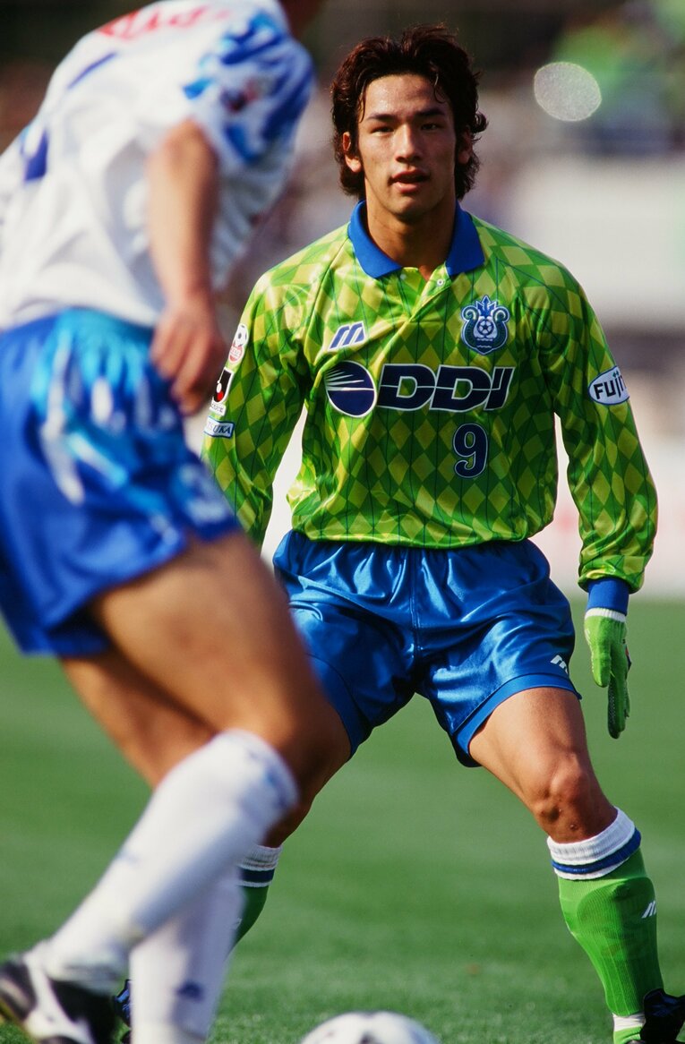 ベルマーレ時代の中田英寿　©︎J.LEAGUE