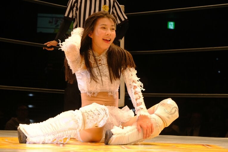 高校3年生の女子プロレスラー・心希（しんの）【スワイプするとそのほかの写真もご覧になれます】©Norihiro Hashimoto