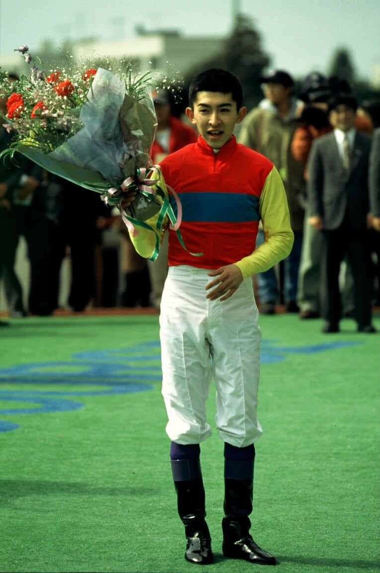 初騎乗・初勝利を達成した19歳の福永祐一　©Keiji Ishikawa