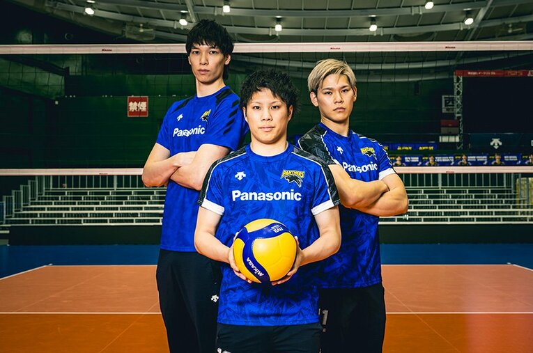 パリ2024での活躍を誓う山内晶大、山本智大、西田有志（左から） ／ photograph by Kiichi Matsumoto