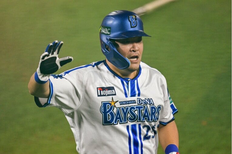 昨年の日本シリーズ第6戦では先制ホームランを放つなどベイスターズ27年ぶりの日本一に貢献した筒香嘉智。流れを変えた第3戦前の選手ミーティングの背景を明かした　©Nanae Suzuki