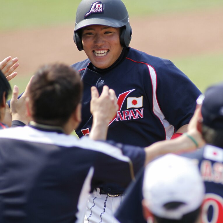 2011年の日米大学選手権（山川穂高20歳）　©AFLO