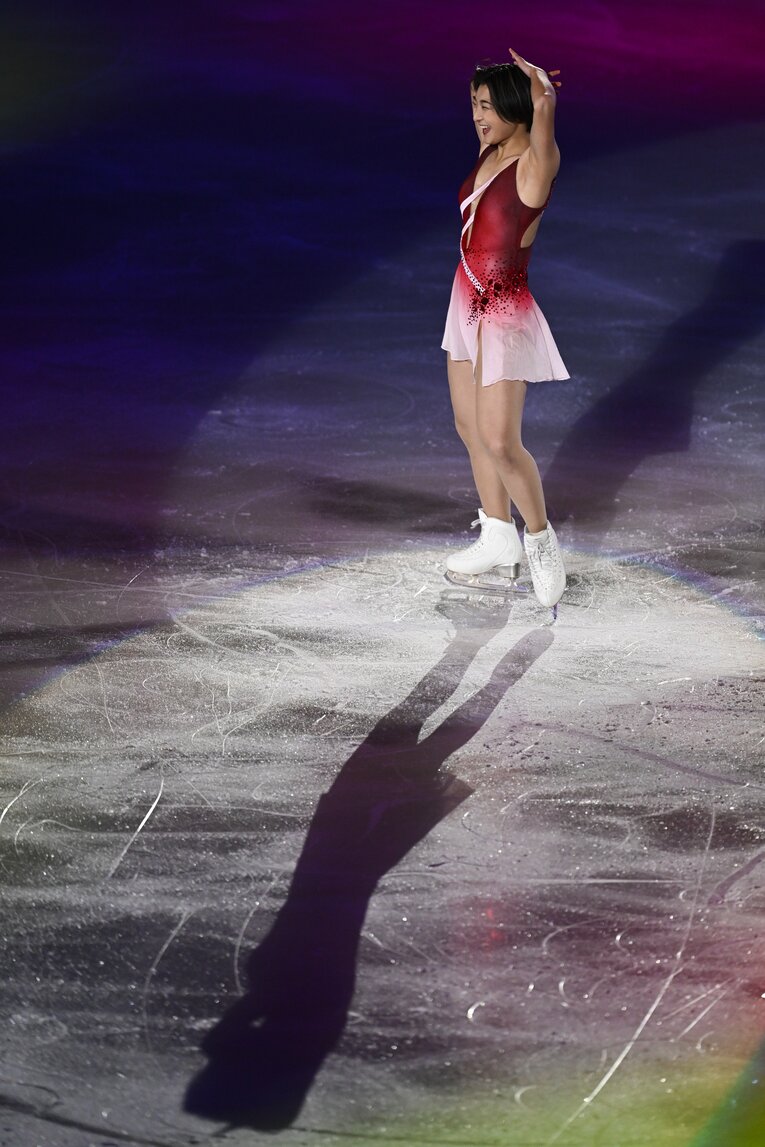 エキシビション「Love　shack」。競技でのプログラムとは打って変わって“ノリノリ”な楽曲となっている　©Asami Enomoto