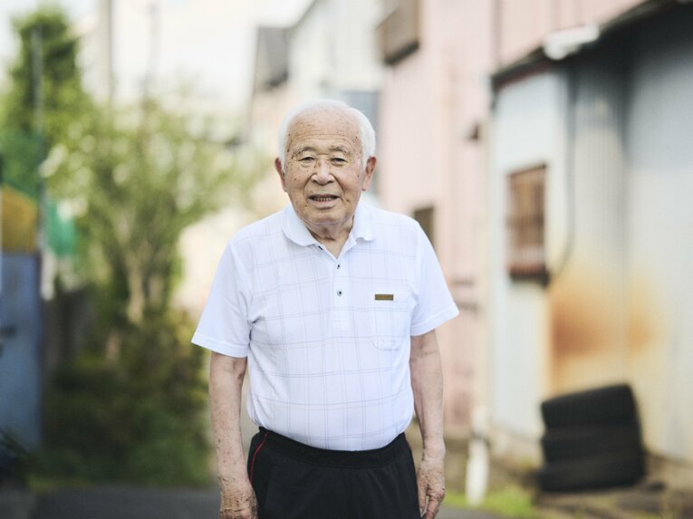 古沼貞雄さん　©Yuki Suenaga