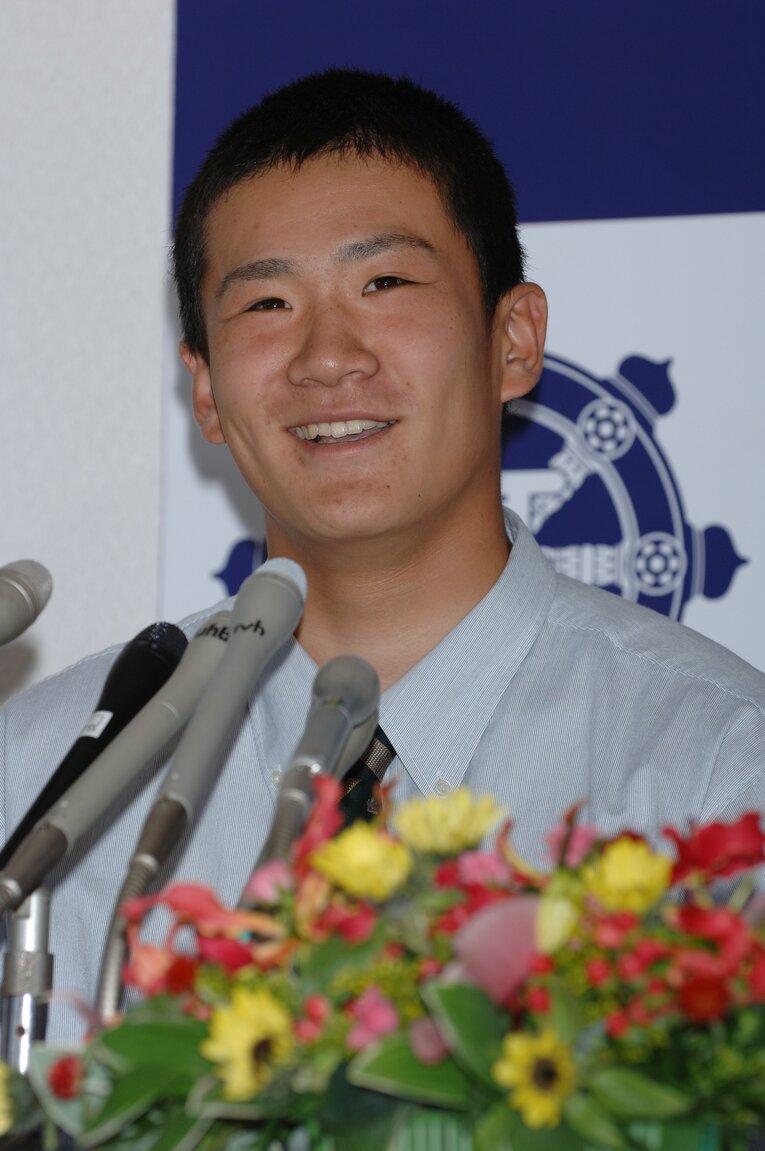 2006年ドラフト1位・田中将大（楽天）　©BUNGEISHUNJU