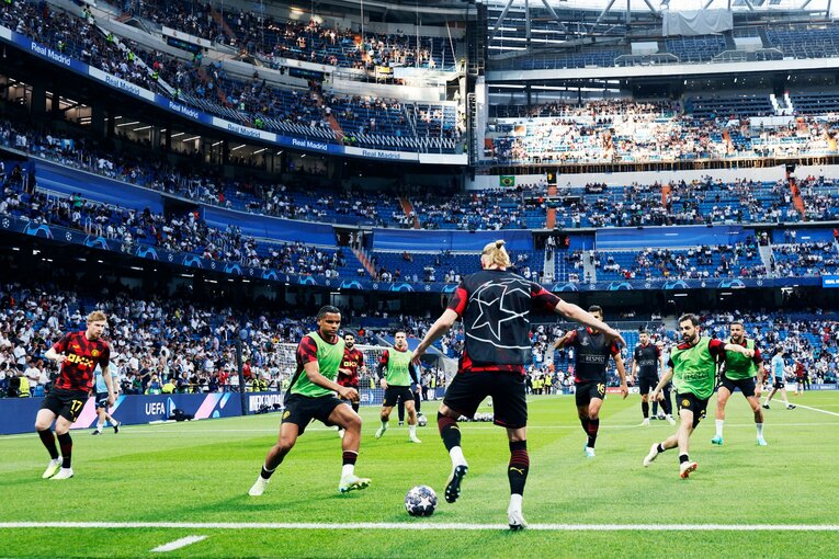 CLマドリーvsマンCでカメラマンが見た“世界の超一流”ビニシウスとデブライネ超絶弾、モドリッチの頭脳、グリーリッシュの筋肉美…(7)