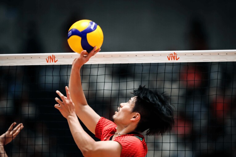 2023年ネーションズリーグ イラン戦　©︎FIVB