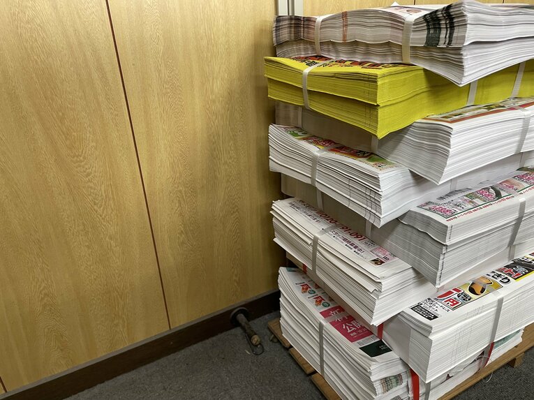 【仕事風景】新聞販売店でオーナーを務める元中日・前原博之さん　©NumberWeb