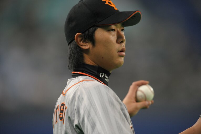 現役時代の内海哲也（2010年）　©Naoya Sanuki