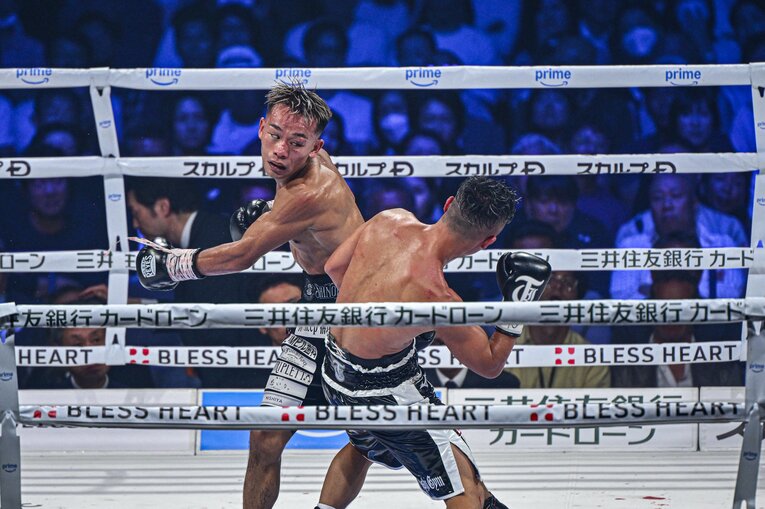 井上拓真vs.堤聖也（WBA世界バンタム級タイトルマッチ）©Takuya Sugiyama