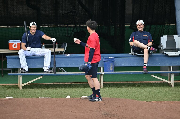 WBCでの練習にて　©Naoya Sanuki