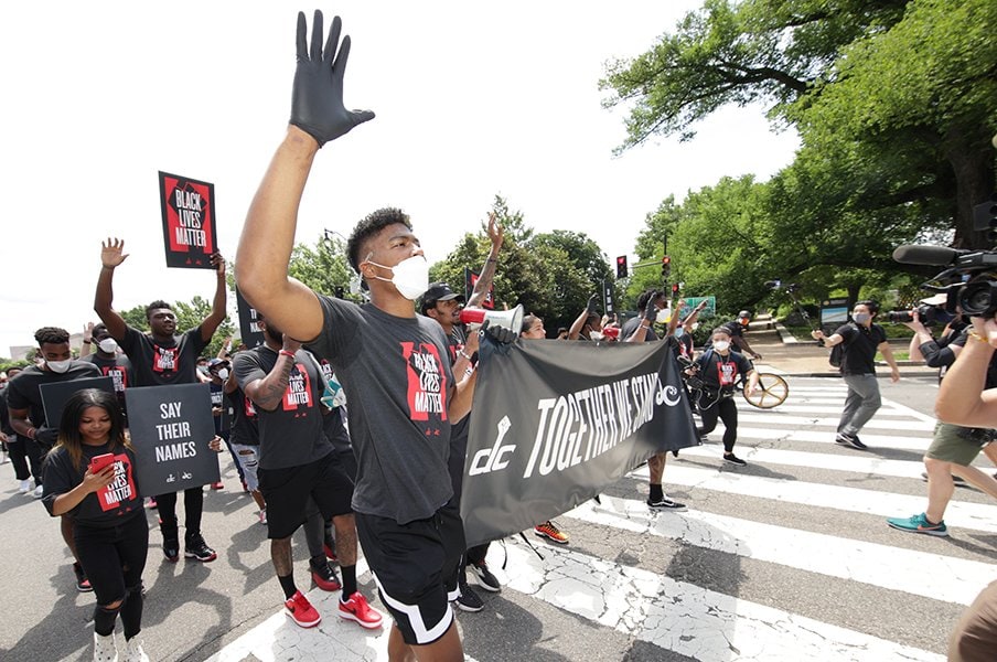 八村塁、NBAドラフト指名から1年。中断、BLM…濃密すぎる激動の時間。<Number Web> photograph by Getty Images