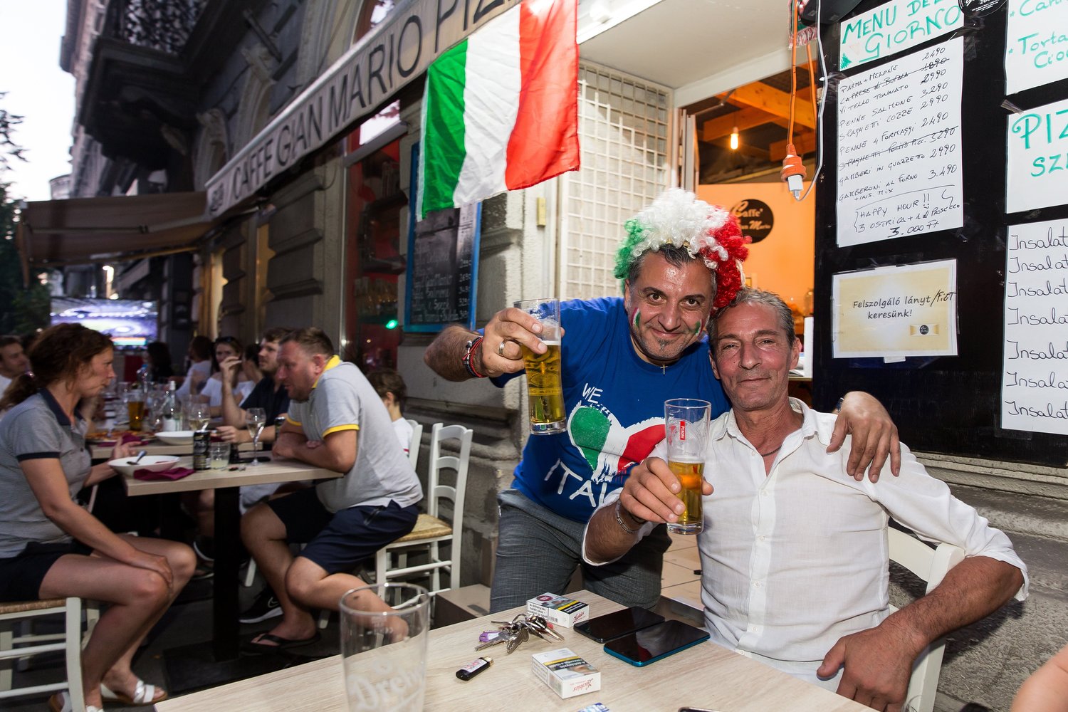 イタリアvsスイスが行われた時間帯のブタペスト市内もこのようになっている©Getty Images