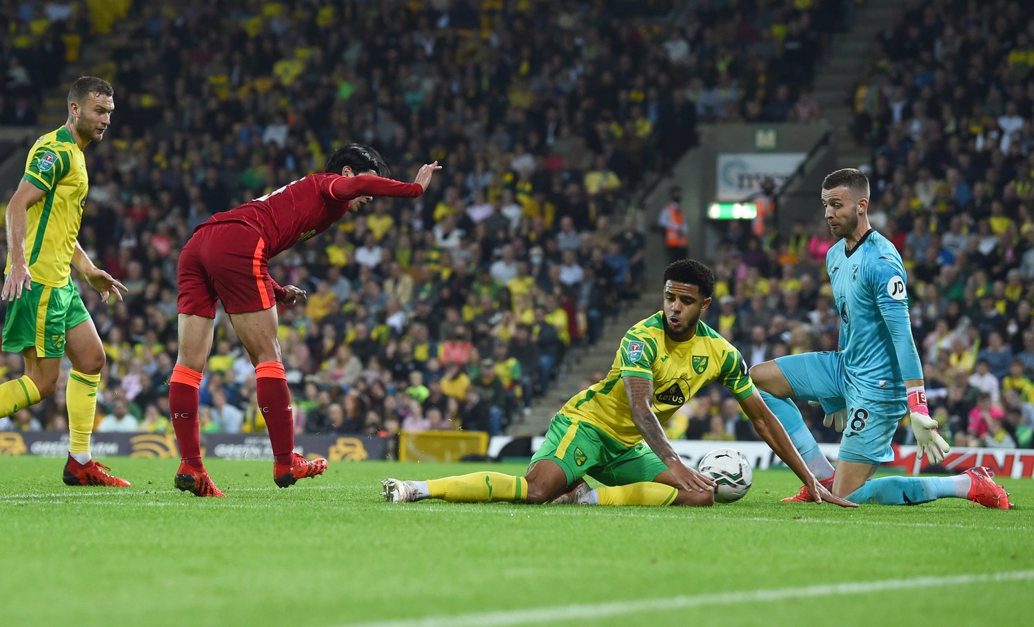 南野の2点目　©Getty Images